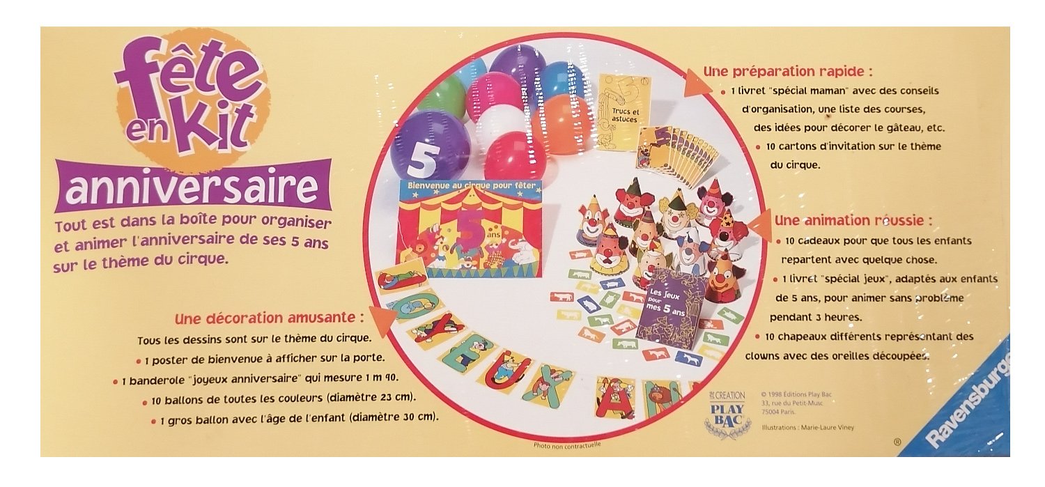 Kit anniversaire 5 ans 18603