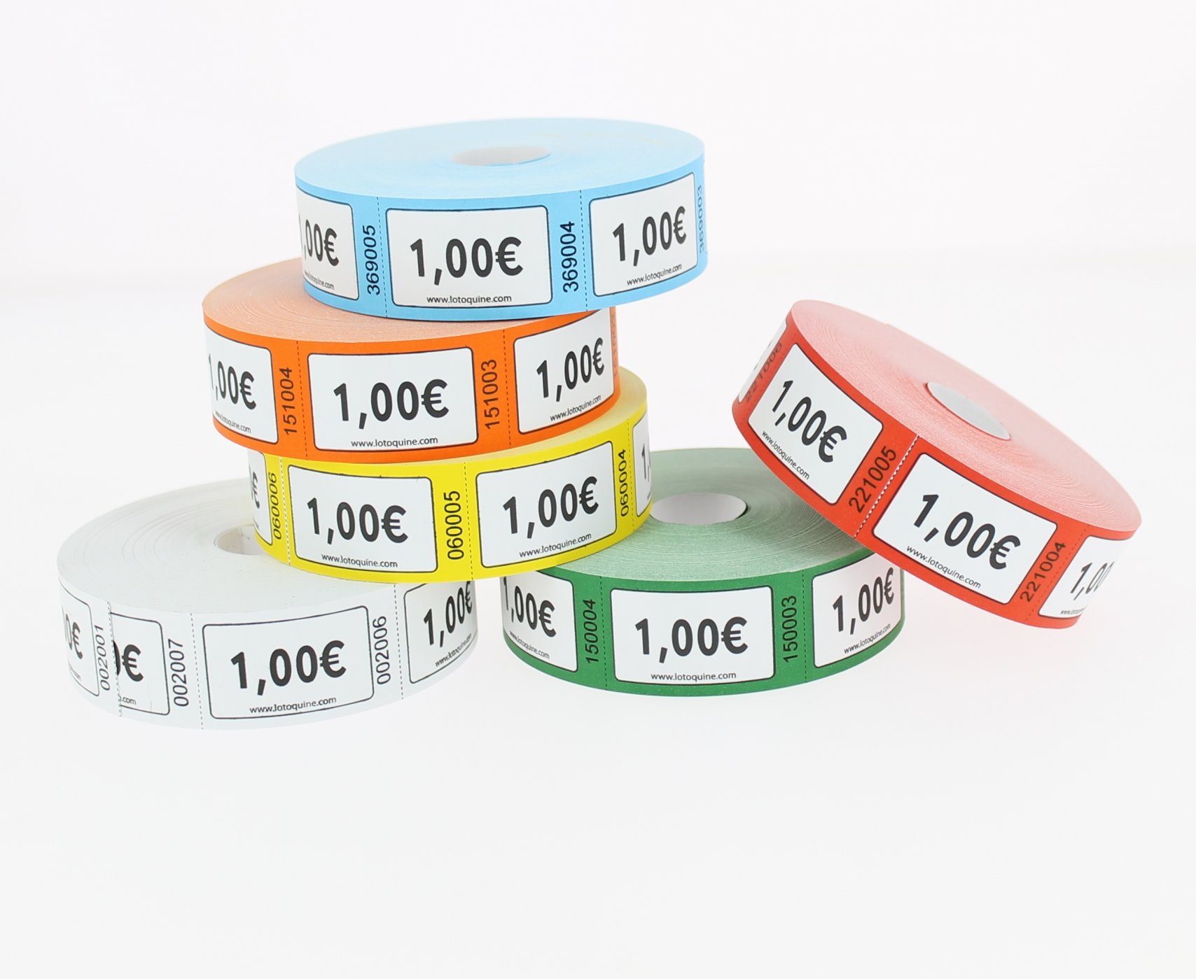 tickets 1€ x1000 5204