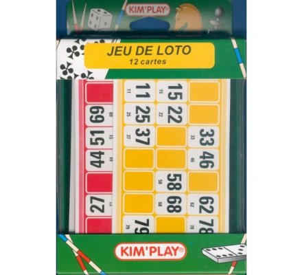 JEU DE LOTO 12 CARTE - 2345