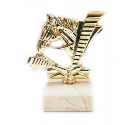Trophée cheval OR 10 cm