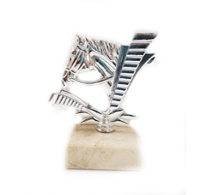 Trophée cheval ARGENT 10 cm
