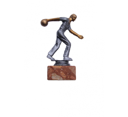 Trophée bowling homme 16 cm