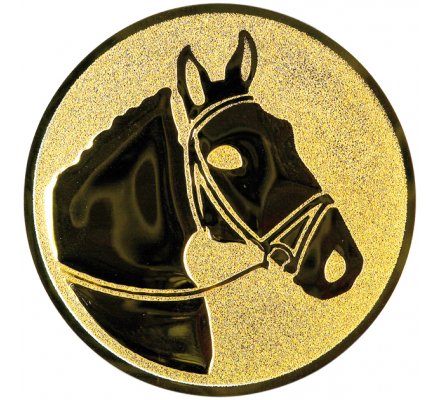Centre tête de cheval Diam. 25 mm 