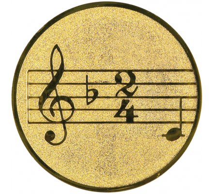 Centre  musique diamètre 25 