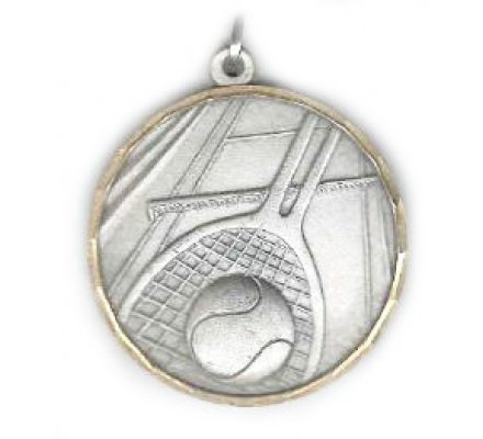 Médaille TENNIS argent 50mm