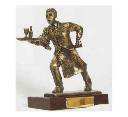 Trophée garcon de café 24 cm