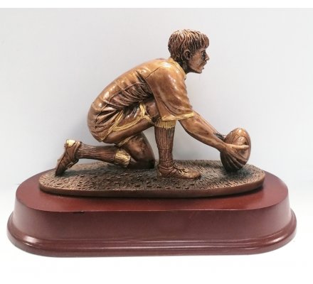 Trophée rugby 18 cm