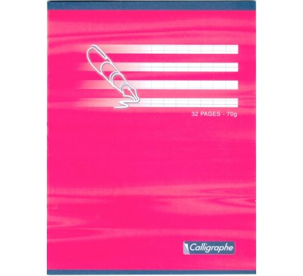 Cahier double ligne 3 mm - 17x22 - 32 p
