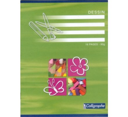 Cahier de dessin 17x22 - 16 p