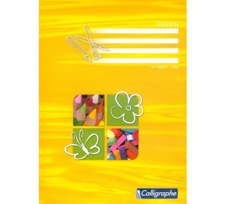 Cahier de dessin 24x32 - 16 p