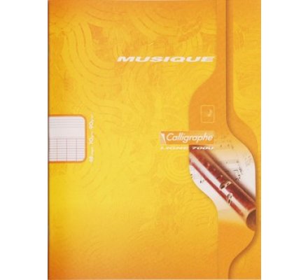 Cahier musique 17x22 - 48 p - séyès