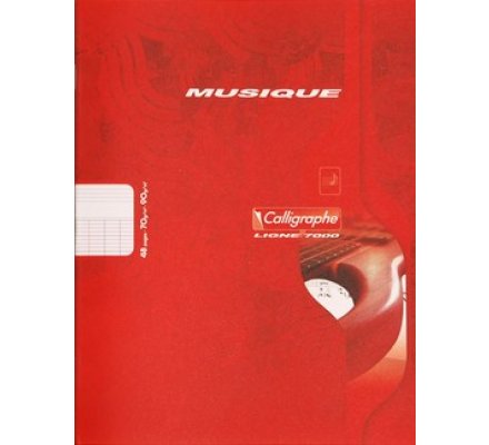 Cahier musique 17x22 - 48 p - séyès