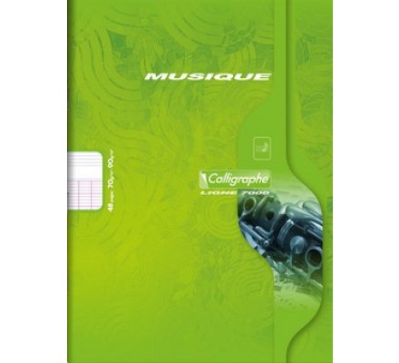 Cahier musique 17x22 - 48 p - séyès