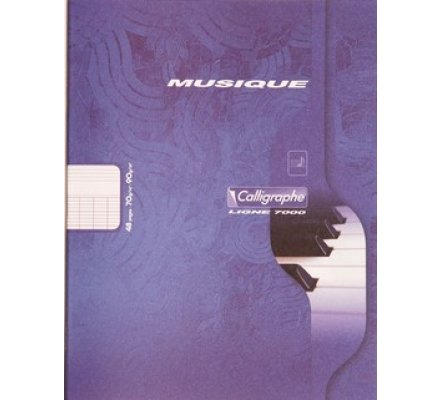 Cahier musique 17x22 - 48 p - séyès