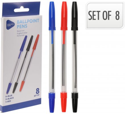 Lot de 8 stylos billes