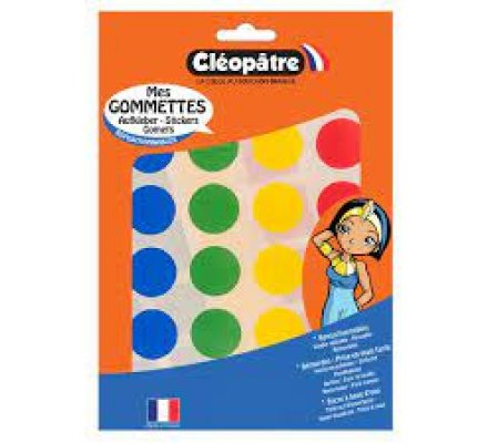 72 gommettes grandes tailles