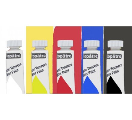 Tubes de gouache 10 ml x 5