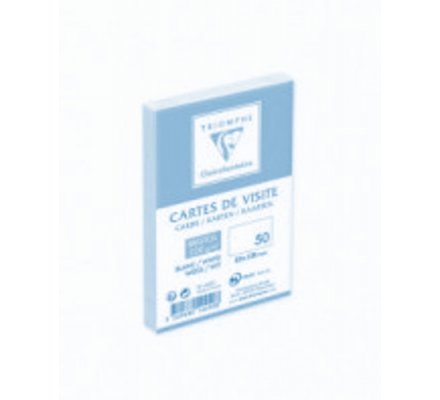 Cartes de visite x 50 - 82 x 220 g/m²