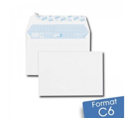 Lot de 50 enveloppes - 114 x 162 mm