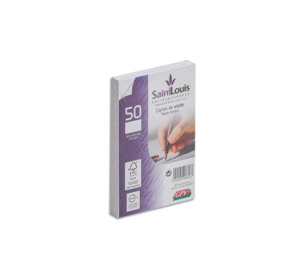 Cartes de visite x 50 - 82 x 128 mm