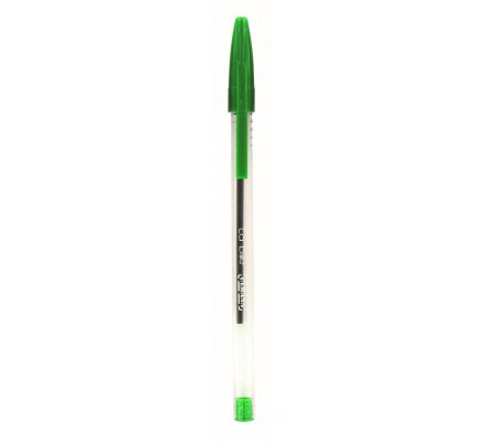 Lot de 25 stylos bille verts