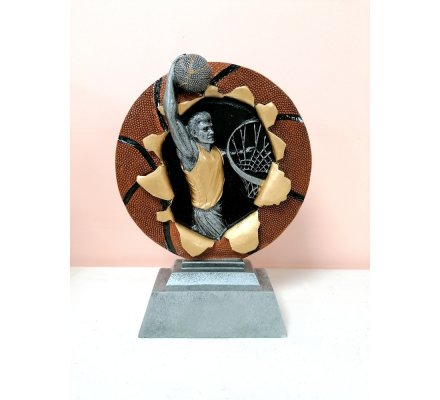 Trophée basket 15,5 cm / H21cm