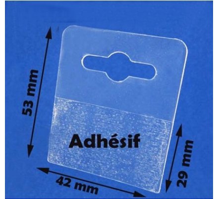 100 attaches adhésives blister - 18714