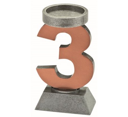 Trophée numéro 3 120 mm