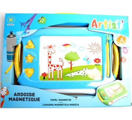 Ardoise Enfant Magique Et Magnetique Avec Stylo Et Tampons
