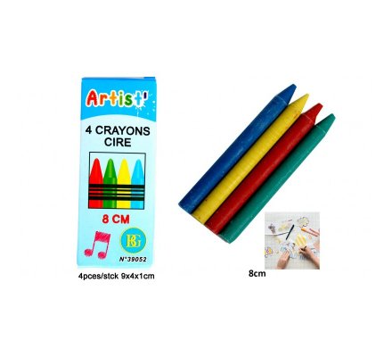 4 crayons de couleur