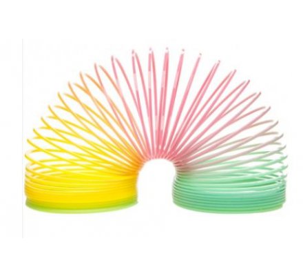 Ressort arc en ciel 6,5 cm
