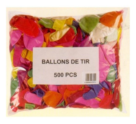 500 ballons de tir