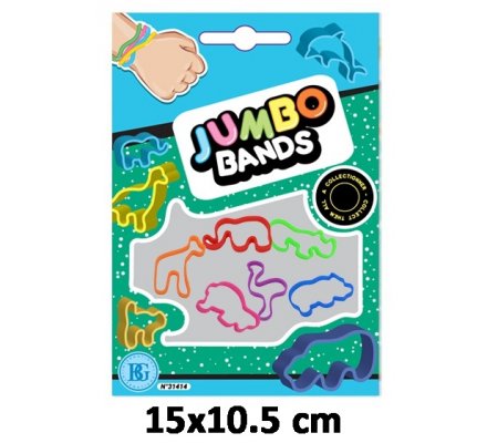 Sachet de 6 bracelets jumbo