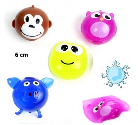 balle splash animal 6 cm