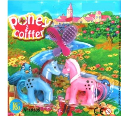 2 poneys à coiffer