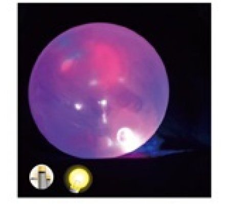 Ballon lumineux à gonfler