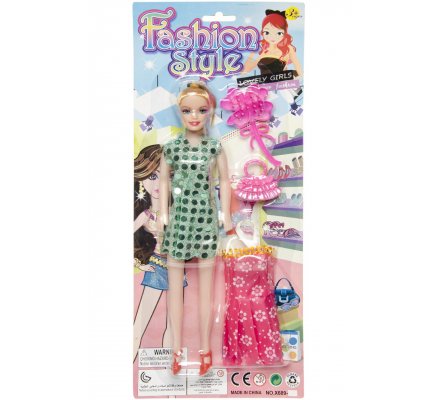 Poupée fashion + accessoires