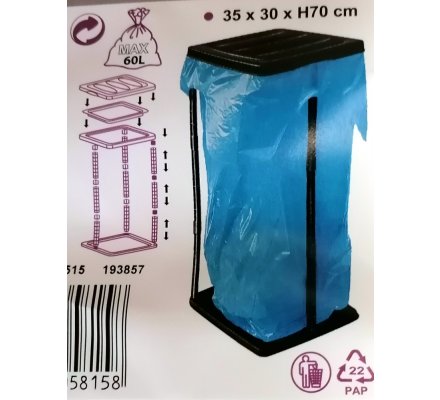 Support sac poubelle 60 litres