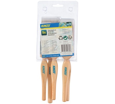 Lot de 5 pinceaux peinture