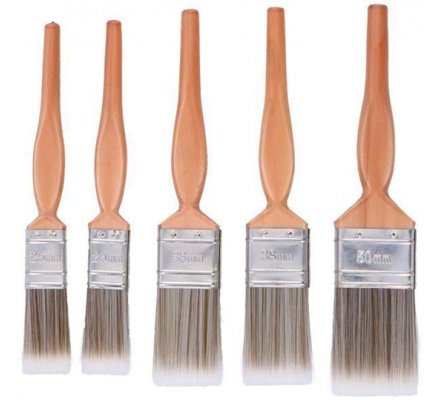 Lot de 5 pinceaux peinture