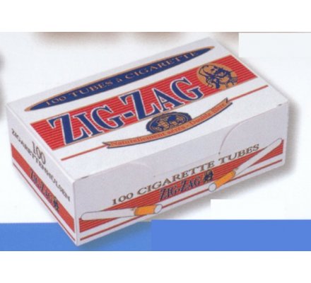 100 boîtes de 100 tubes à cigarettes Zig-Zag