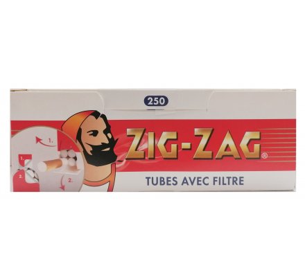 Boite de 250 tubes à cigarettes Zig-Zag