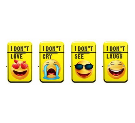 Briquet double Jet flame "LOVE"