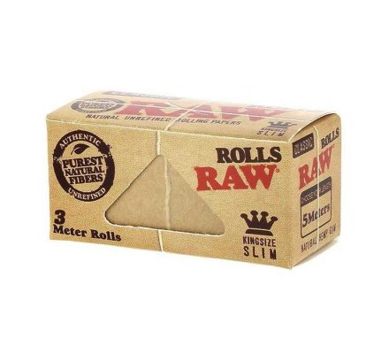 12 raw rolls de 3 mètres