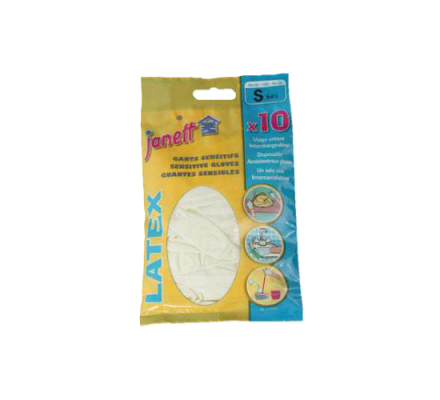 Gants jetables x 10 - Taille 7 (moyens)
