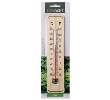 Thermomètre d'extérieur en bois