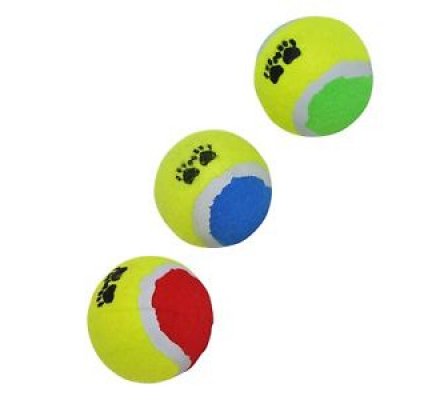 3 balles de tennis / Jouets pour chien