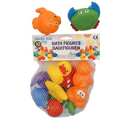Lot de 10 figures de bain