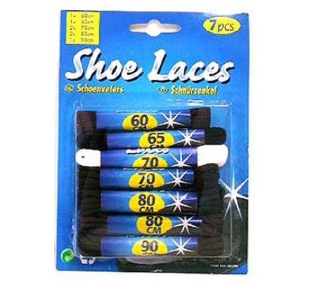 Lot de 7 paires de lacets