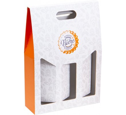 Etui carton 3 bouteilles